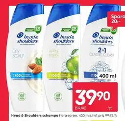 Rusta Head & Shoulders schampo erbjuda