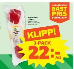 Stora Coop Paprikamix 3-pack, SEK 22 erbjuda