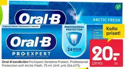 Rusta Oral-B tandkräm erbjuda