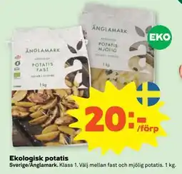 Stora Coop Ekologisk potatis, SEK 20 erbjuda