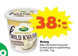Stora Coop Kvarg, SEK 38 erbjuda