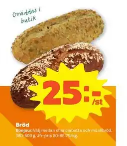 Stora Coop Bröd, SEK 25 erbjuda