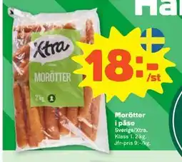 Stora Coop Morötter i påse, SEK 18 erbjuda