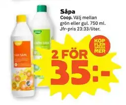 Stora Coop Såpa, SEK 35 erbjuda