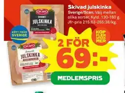 Stora Coop Skivad julskinka, Medlemspris erbjuda