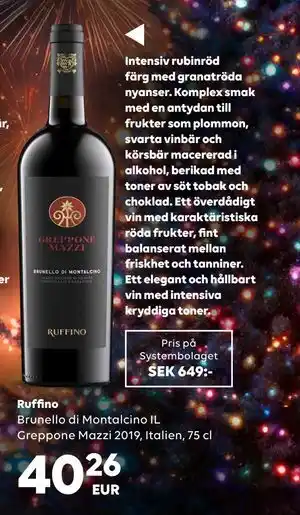 Border Shop Ruffino, EUR 40.26 erbjuda