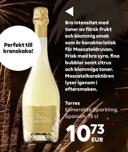 Border Shop Esmeralda Sparkling, Spanien, 75 cl, EUR 10.73 erbjuda