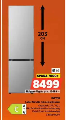 Power LG Kyl/frys Lådor för kött, fisk och grönsaker erbjuda