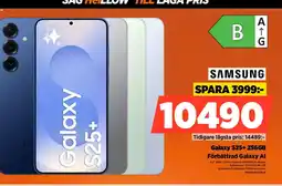 Power SAMSUNG Tidigare lägsta pris: 14489:- Galaxy S25+ 256GB Förbättrad Galaxy Al erbjuda
