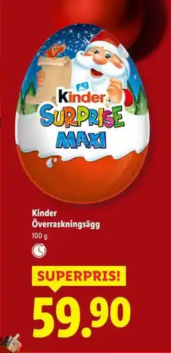 Lidl Kinder Överraskningsägg, SEK 59.9 erbjuda