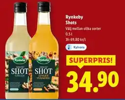 Lidl Rynkeby Shots, SEK 34.9 erbjuda