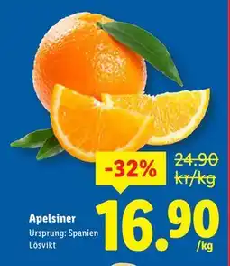 Lidl Apelsiner, SEK 16.9 erbjuda