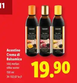 Lidl Acentino Crema di Balsamico, SEK 19.9 erbjuda