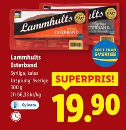 Lidl Lammhults Isterband, SEK 19.9 erbjuda