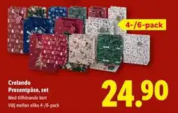 Lidl Crelando Presentpåse, set, SEK 24.9 erbjuda