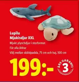 Lidl Lupilu Mjukisdjur XXL, SEK 199 erbjuda
