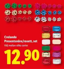 Lidl Crelando Presentsnöre/rosett, set, SEK 12.9 erbjuda