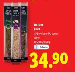 Lidl Deluxe Fuet, SEK 34.9 erbjuda