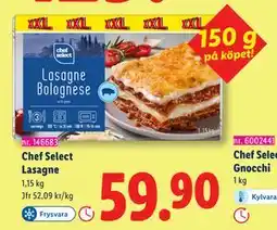 Lidl Chef Select Lasagne, SEK 59.9 erbjuda