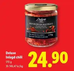 Lidl Deluxe Inlagd chili, SEK 24.9 erbjuda