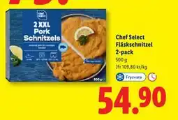 Lidl Chef Select Fläskschnitzel 2-pack, SEK 54.9 erbjuda
