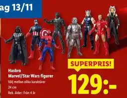 Lidl Hasbro Marvel/Star Wars figurer, SEK 129 erbjuda