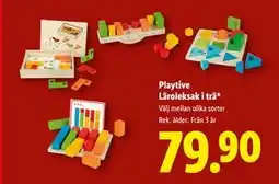 Lidl Playtive Läroleksak i trä, SEK 79.9 erbjuda