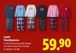 Lidl Lupilu Flanellpyjamas, SEK 59.9 erbjuda