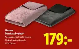 Lidl Livarno Överkast i velour, SEK 179 erbjuda