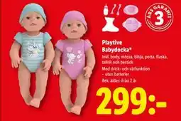 Lidl Playtive Babydocka, SEK 299 erbjuda