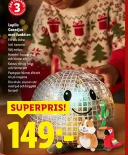 Lidl Lupilu Gosedjur med funktion, SEK 149 erbjuda