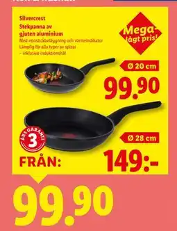 Lidl Silvercrest Stekpanna av gjuten aluminium erbjuda