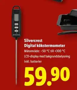 Lidl Silvercrest Digital kökstermometer, SEK 59.9 erbjuda