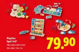 Lidl Playtive Spel i trä, SEK 79.9 erbjuda