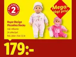 Lidl Bayer Design Piccolina Docka, SEK 179 erbjuda