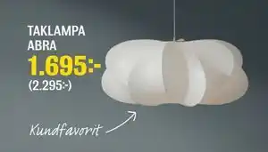 TAKLAMPA ABRA, SEK 1695