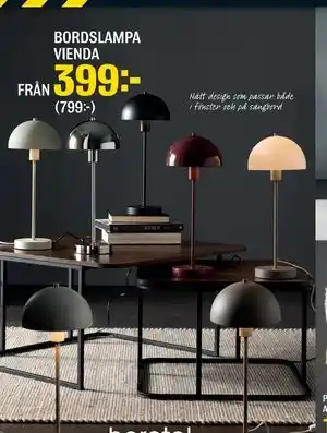 Mio Bordslampa vienda erbjuda