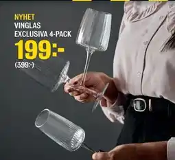 Mio VINGLAS EXCLUSIVA 4-PACK, SEK 199 erbjuda