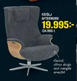Mio FÅTÖLJ AFTERWORK, SEK 19995 erbjuda