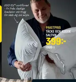 Mio PAKETPRIS TÄCKE OCH KUDDE SALTVIK, SEK 399 erbjuda