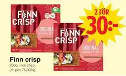Matöppet Finn crisp, SEK 30 erbjuda