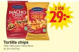 Matöppet Tortilla chips, SEK 29 erbjuda