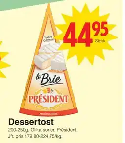 Matöppet Dessertost, SEK 44.95 erbjuda