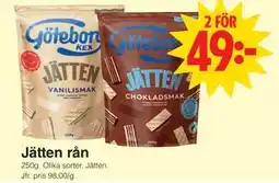 Matöppet Jätten rån, SEK 49 erbjuda