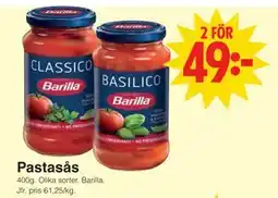 Matöppet Pastasås, SEK 49 erbjuda