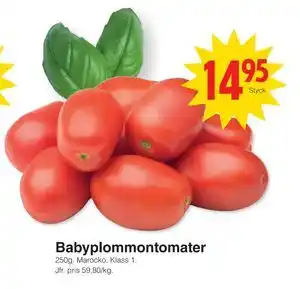 Matöppet Babyplommontomater, SEK 14.95 erbjuda