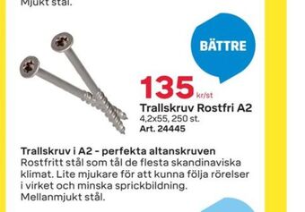 Byggmax Trallskruv erbjuda