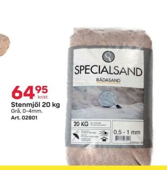 Rådasand Stenmjöl