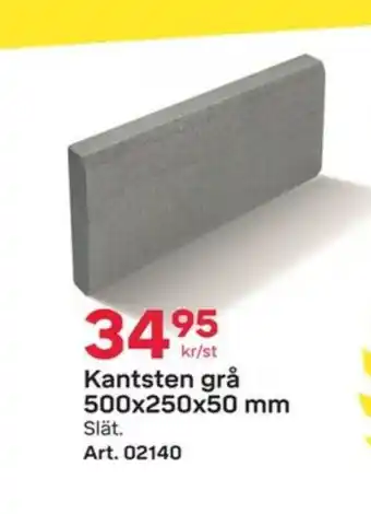 Byggmax Kantsten erbjuda