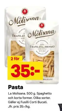 City Gross Pasta, SEK 35 erbjuda